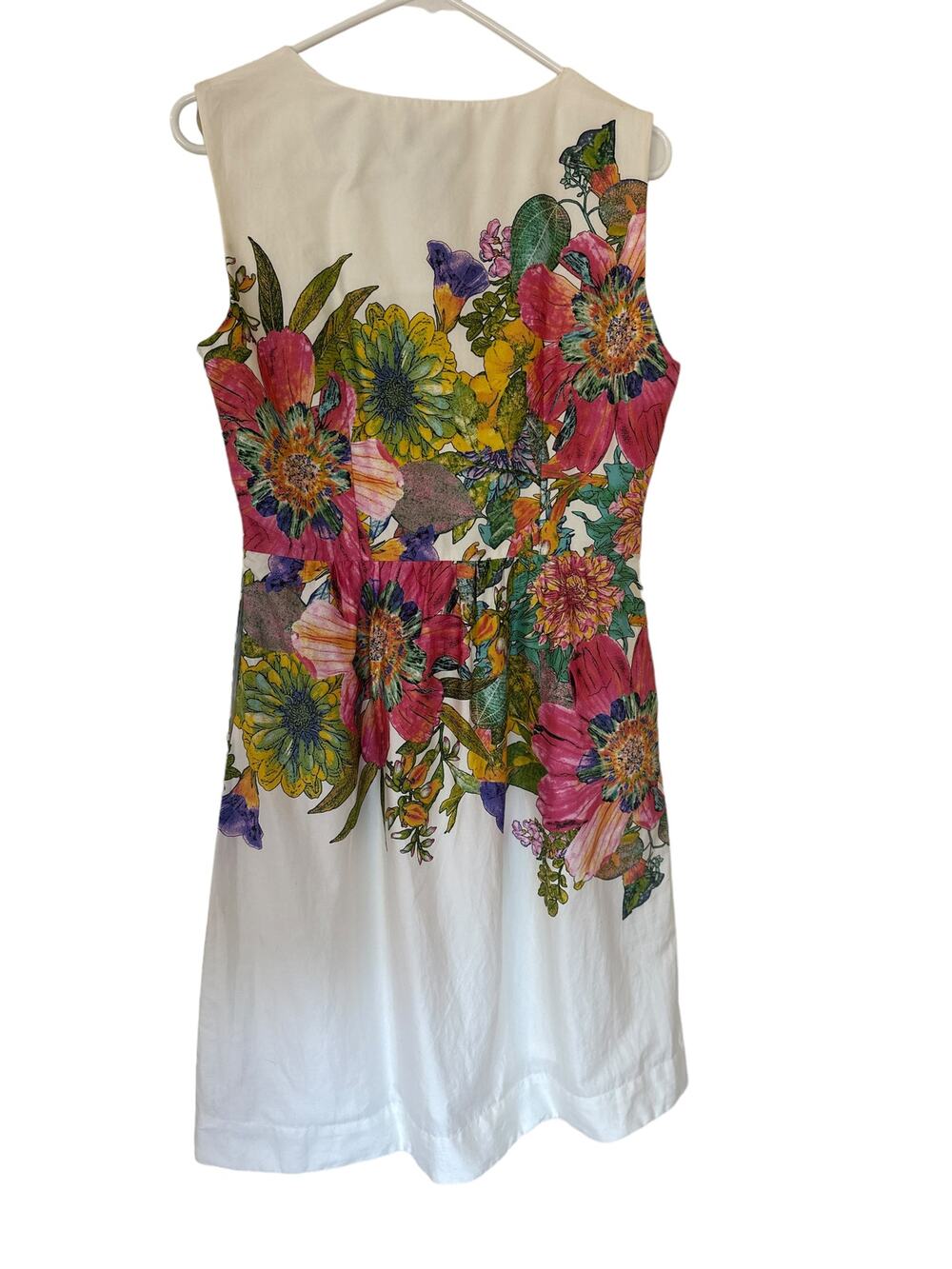 Frock Shop Floral Accent Sleeveless Dress - Medium
